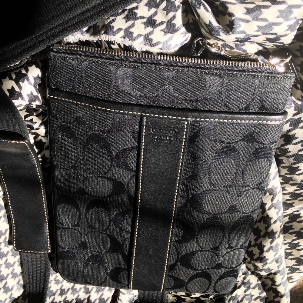 Black Coach crossbody